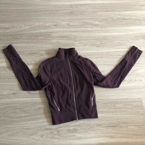 Lululemon crop zip up jacket size 2